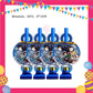 ParteeTime Kids Demon Slayer Theme Decorations Birthday Party Supplies Banners Backdrop Set Hiasan Hari Jadi Kanak-Kanak