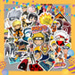 ParteeTime Kids Naruto Theme Decorations Birthday Party Supplies Banners Backdrop Set Hiasan Hari Jadi Kanak-Kanak