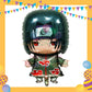 ParteeTime Kids Naruto Theme Decorations Birthday Party Supplies Banners Backdrop Set Hiasan Hari Jadi Kanak-Kanak