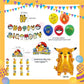 ParteeTime Kids Birthday Party Celebration Decoration Set Pikachu 4 in 1 Hiasan Majlis Sambutan Hari Jadi Kanak-Kanak