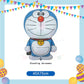 ParteeTime Kids Happy Birthday Children Cartoon Doraemon 3D Foil Aluminium Themed Foil Balloon Birthday Party Decoration
