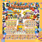 ParteeTime Kids Naruto Theme Decorations Birthday Party Supplies Banners Backdrop Set Hiasan Hari Jadi Kanak-Kanak