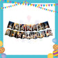 ParteeTime Kids Transformer Birthday Theme Decorations Kids Birthday Balloon Banner Hang Swirl Backdrop Tablecloth