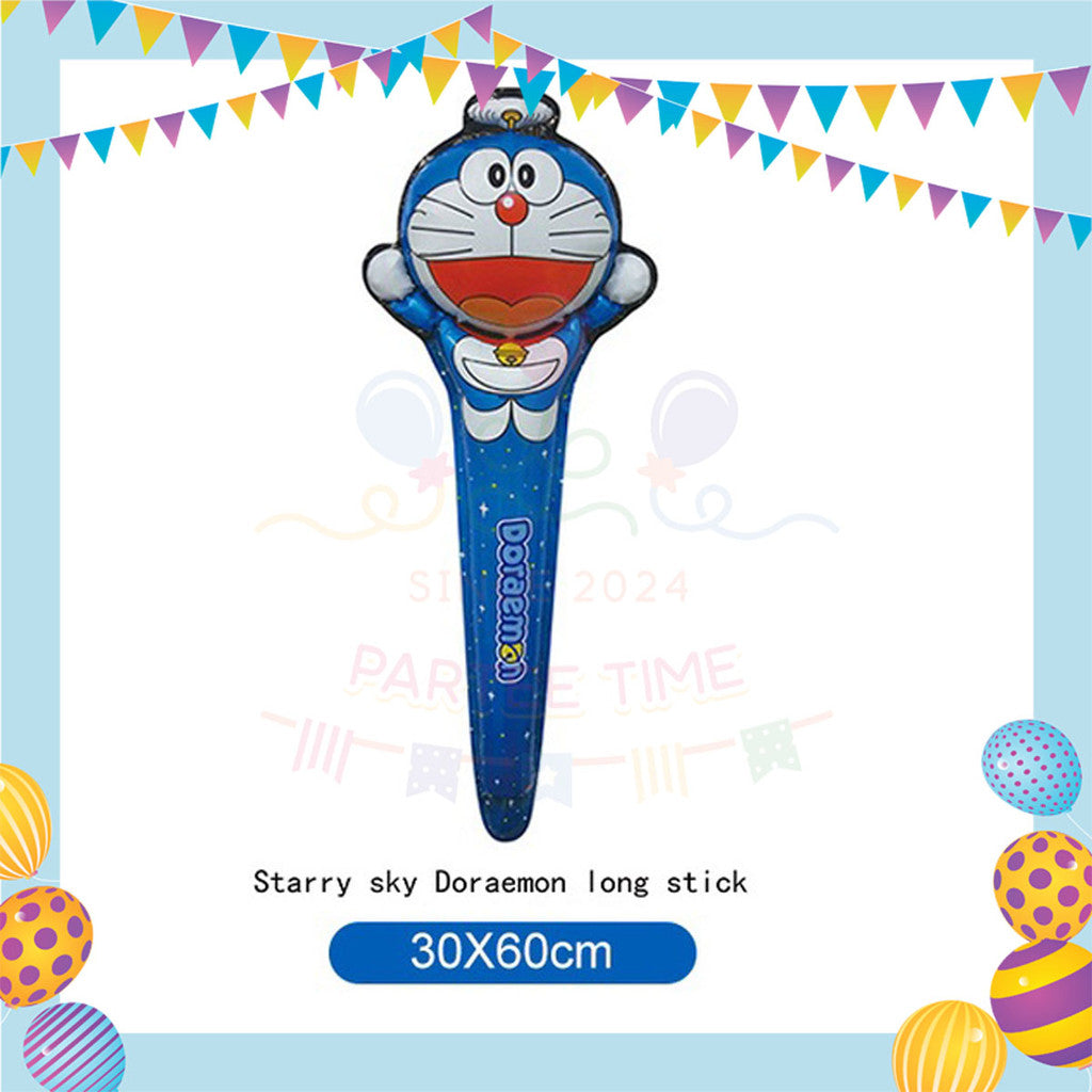 ParteeTime Kids Happy Birthday Children Cartoon Doraemon 3D Foil Aluminium Themed Foil Balloon Birthday Party Decoration