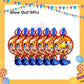 ParteeTime Kids Naruto Theme Decorations Birthday Party Supplies Banners Backdrop Set Hiasan Hari Jadi Kanak-Kanak