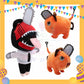 ParteeTime Kids Birthday Party Celebration Decoration Chainsaw Man 4 in 1 Majlis Sambutan Hiasan Hari Jadi Kanak-Kanak