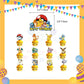 ParteeTime Kids Birthday Party Celebration Decoration Set Pikachu 4 in 1 Hiasan Majlis Sambutan Hari Jadi Kanak-Kanak