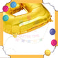 ParteeTime Happy Birthday Foil Balloon Set Various Colors 13 Alphabets 16 Inches Belon 16 Inches 13 Huruf Foil