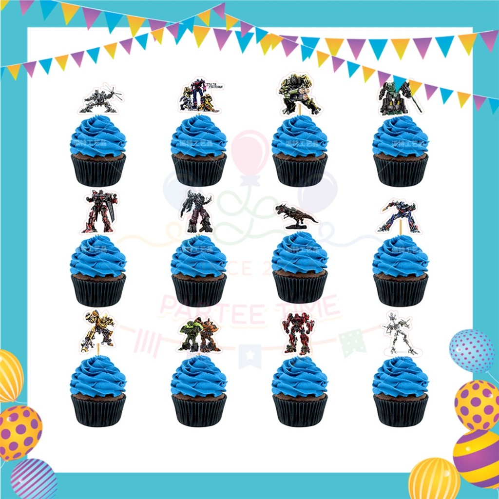 ParteeTime Kid Birthday Party Celebration Decoration Set Transformer 4 in 1 Hiasan Majlis Sambutan Hari Jadi Kanak-Kanak