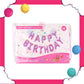 ParteeTime Happy Birthday Foil Balloon Set Various Colors 13 Alphabets 16 Inches Belon 16 Inches 13 Huruf Foil