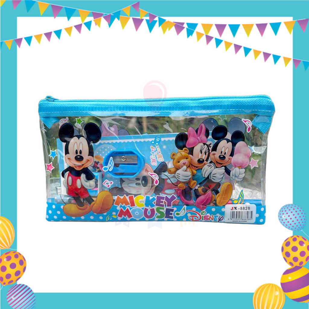 ParteeTime Kids Gifts Cartoon 7 in 1 Stationery Set Sanrio Kuromi My Melody My Little Pony Princess Birthday Door gift
