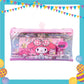 ParteeTime Kids Gifts Cartoon 7 in 1 Stationery Set Sanrio Kuromi My Melody My Little Pony Princess Birthday Door gift