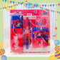 Parteetime Kids Cinnamoroll Kuromi Melody Spiderman Boxed Cartoon 7 in 1 Stationery Set Stationery Gift Goodie