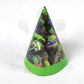 ParteeTime Kids Ninja Turtle Birthday Theme Decorations Kids Birthday Balloon Banner Hang Swirl Backdrop Tablecloth