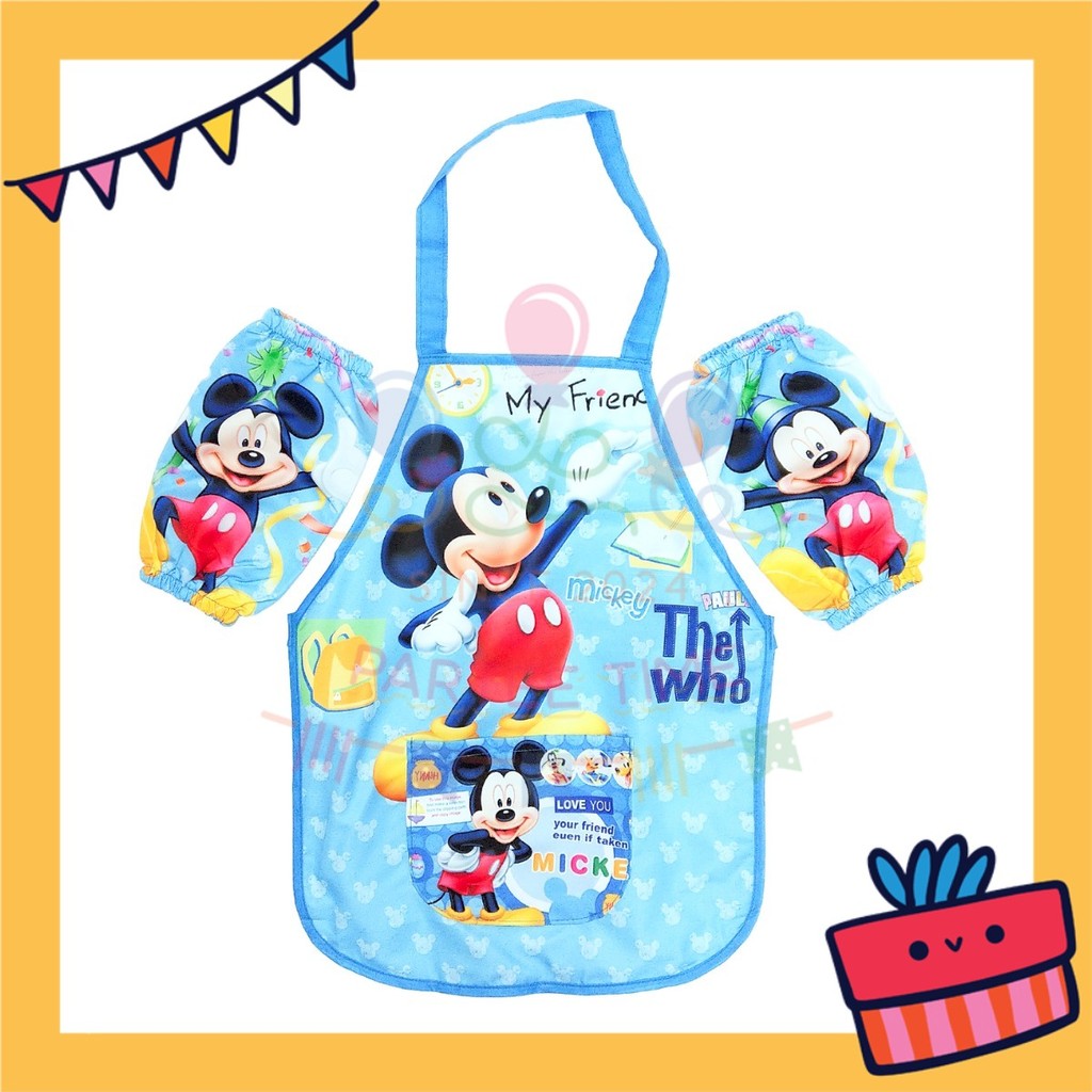 ParteeTime Kids Boy Girl Sanrio Kuromi Melody Cinnamoroll Waterproof Cooking Baking Painting Apron Children’s Apron