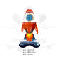 ParteeTime Kids Rocket NASA Astronaut Spaceship Star Wars Robot UFO Themed Foil Balloon Birthday Party Decoration