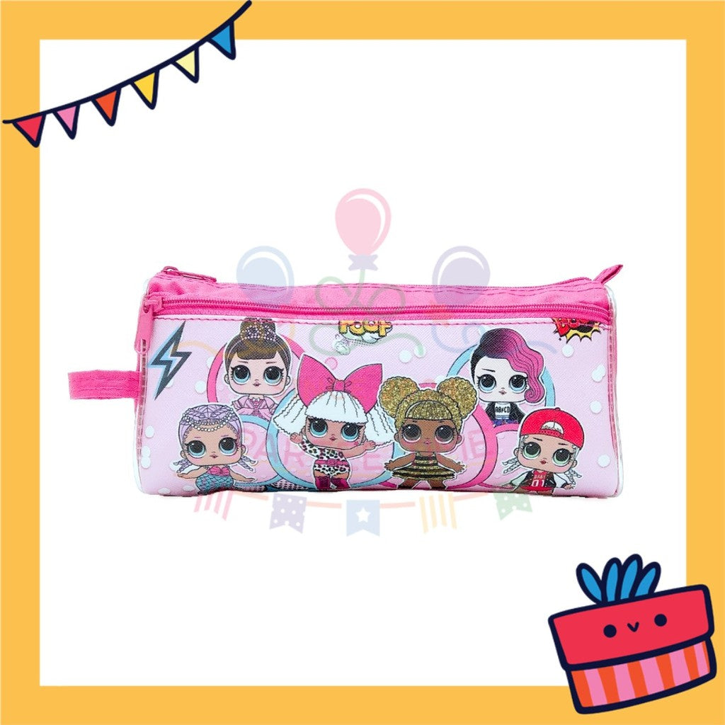 ParteeTime Kids Cute Cartoon Ultraman Spiderman Melody Double Layer Pencil Case Gift Pack Door Gift Goodie Bag Idea