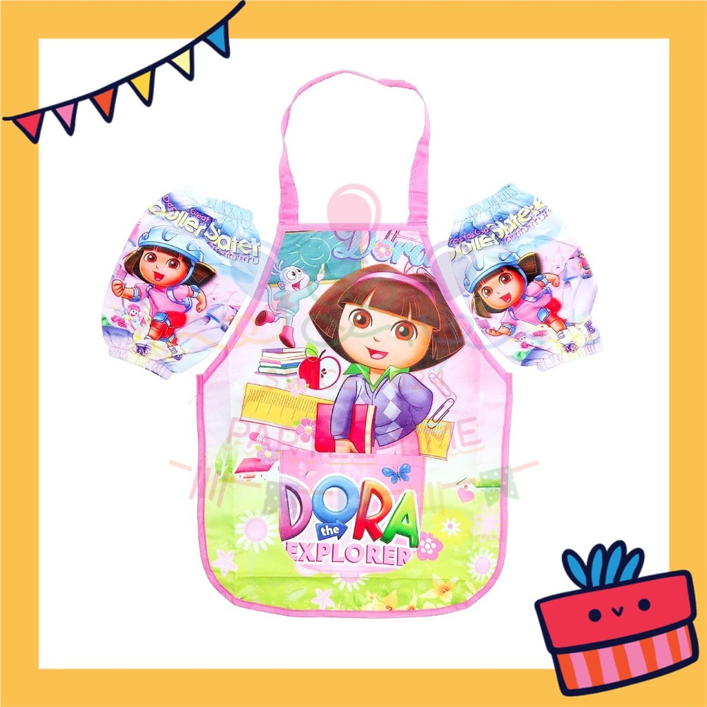 ParteeTime Kids Boy Girl Sanrio Kuromi Melody Cinnamoroll Waterproof Cooking Baking Painting Apron Children’s Apron
