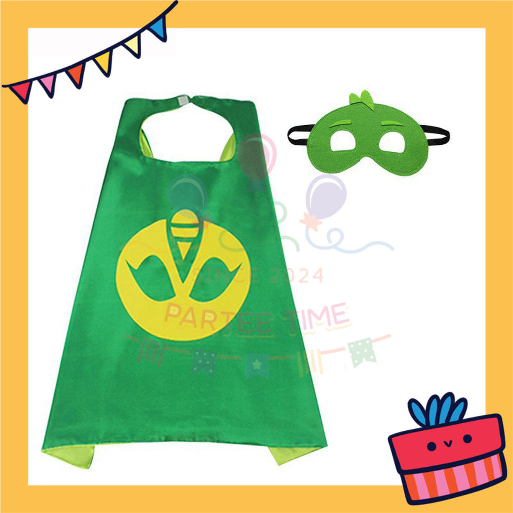 ParteeTime Kids Mask Cape Children Capes Birthday Party Dress Up Toy Cape Cosplay Costume