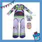 Partee Time Kids Buzz Lightyear Costume Theme with Adjustable Face Mask Halloween Cosplay Children Space Adventure