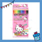 ParteetTime Kids Cute Cartoon 12pcs Color Pencil Non Toxic Coloring Stationery Set Birthday Party Gift Goodies Bag