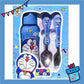 ParteeTime Kids Gifts Box Set Cute Cartoon Stainless Steel Spoon Fork Tableware Set With Water Bottle BPA FREE 350ml