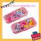 ParteetTime Kids Portable Stainless Steel Gift Set Cutlery Utensil Set Reusable Spoon Chopsticks Fork