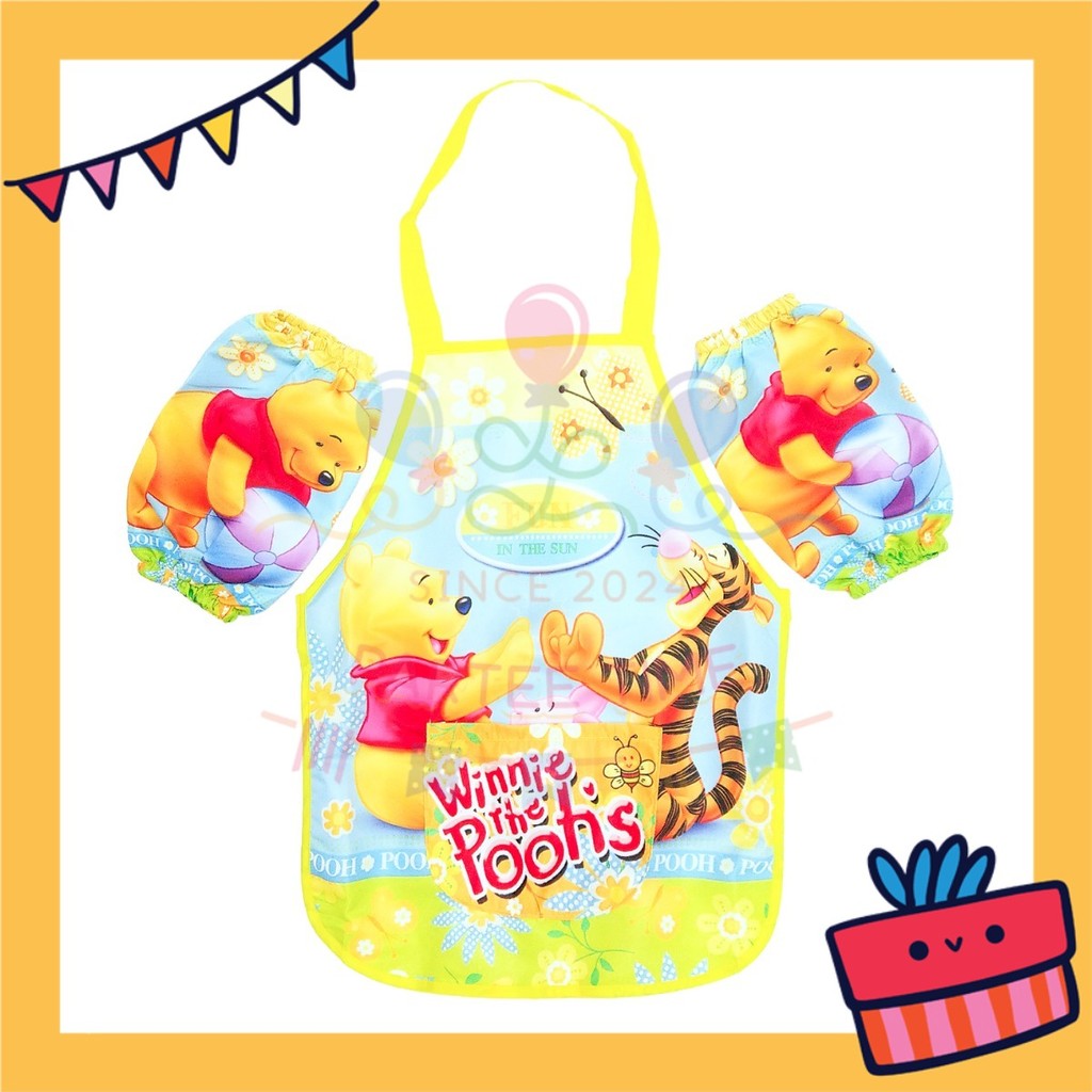 ParteeTime Kids Boy Girl Sanrio Kuromi Melody Cinnamoroll Waterproof Cooking Baking Painting Apron Children’s Apron