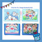 ParteeTime Kids Gifts Cute Cartoon Trifold Wallet Batman Doraemon Mario Dompet Lipat Kartun Comel Kanak-Kanak