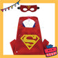 ParteeTime Kids Mask Cape Children Superhero Spiderman Capes Birthday Party Dress Up Toy Cape Cosplay Costume
