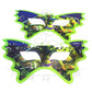 ParteeTime Kids Ninja Turtle Birthday Theme Decorations Kids Birthday Balloon Banner Hang Swirl Backdrop Tablecloth
