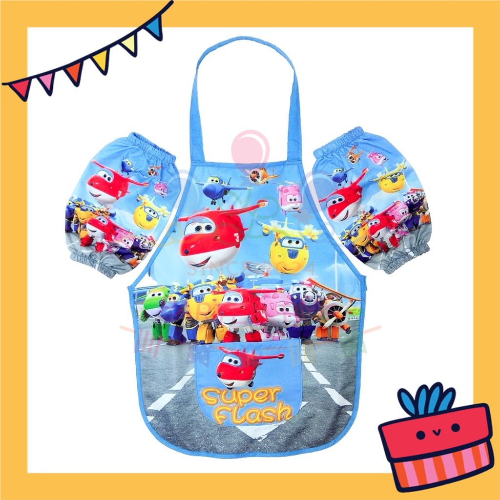 ParteeTime Kids Boy Girl Sanrio Kuromi Melody Cinnamoroll Waterproof Cooking Baking Painting Apron Children’s Apron