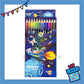 ParteetTime Kids Cute Cartoon 12pcs Color Pencil Non Toxic Coloring Stationery Set Birthday Party Gift Goodies Bag