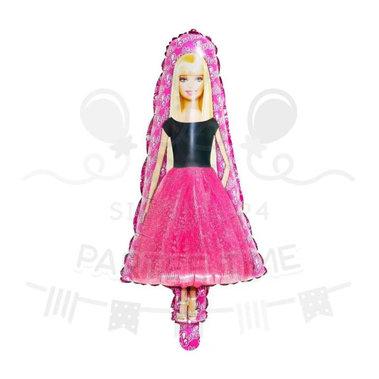 ParteeTime Kids Princess Elsa Olaf Anna Barbie Themed Foil Balloon Birthday Party Decoration