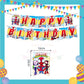 ParteeTime Kids Spidey And His Amazing Friends Birthday Theme Decorations Birthday Balloon Banner Hang Hiasan Hari Jadi