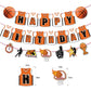 ParteeTime Kids Birthday Party Celebration Decoration Set NBA 4 in 1 Banner Balloon Cake Cupcake Topper Hari Jadi