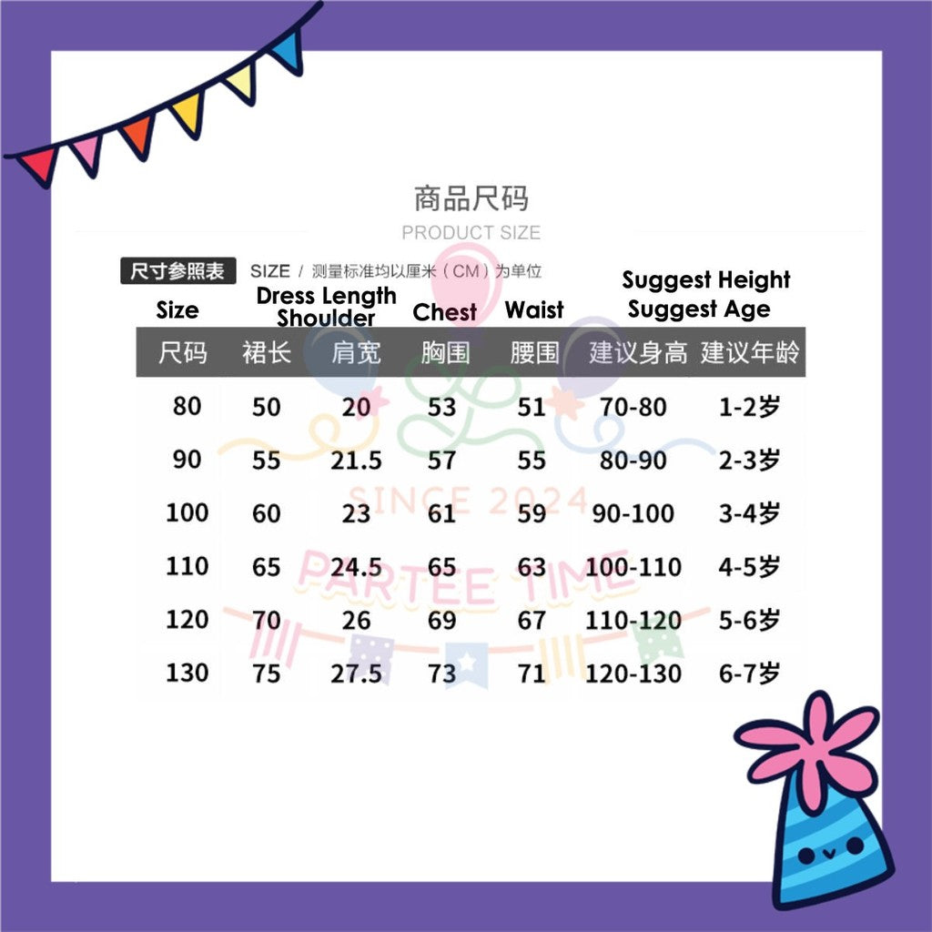 ParteeTime Kids Girl Spiderman Gwen Dress Cosplay Costumes Fancy Pakaian Budak Perempuan Spiderman Baju Kostum Labah