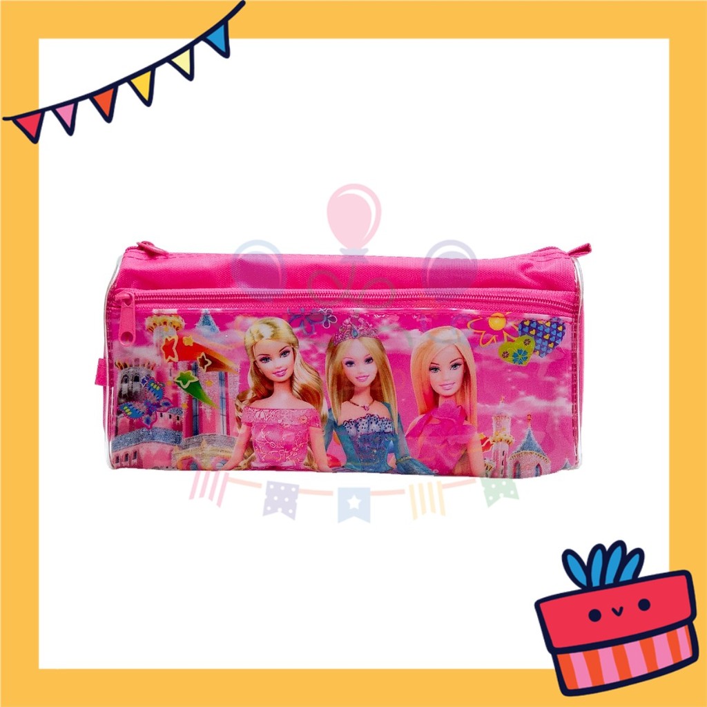ParteeTime Kids Cute Cartoon Ultraman Spiderman Melody Double Layer Pencil Case Gift Pack Door Gift Goodie Bag Idea