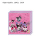 ParteeTime Kids Kuromi Birthday Theme Decorations Birthday Party Supplies Banners Backdrop Set Budak Hari Jadi Hiasan