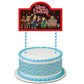 ParteeTime Kids Roblox Birthday Theme Decorations Party Balloon Banners Hang Swirls Backdrop Tablecloth Cake Topper