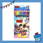 ParteetTime Kids Cute Cartoon 12pcs Color Pencil Non Toxic Coloring Stationery Set Birthday Party Gift Goodies Bag