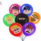 ParteeTime Kids Roblox Birthday Theme Decorations Party Balloon Banners Hang Swirls Backdrop Tablecloth Cake Topper