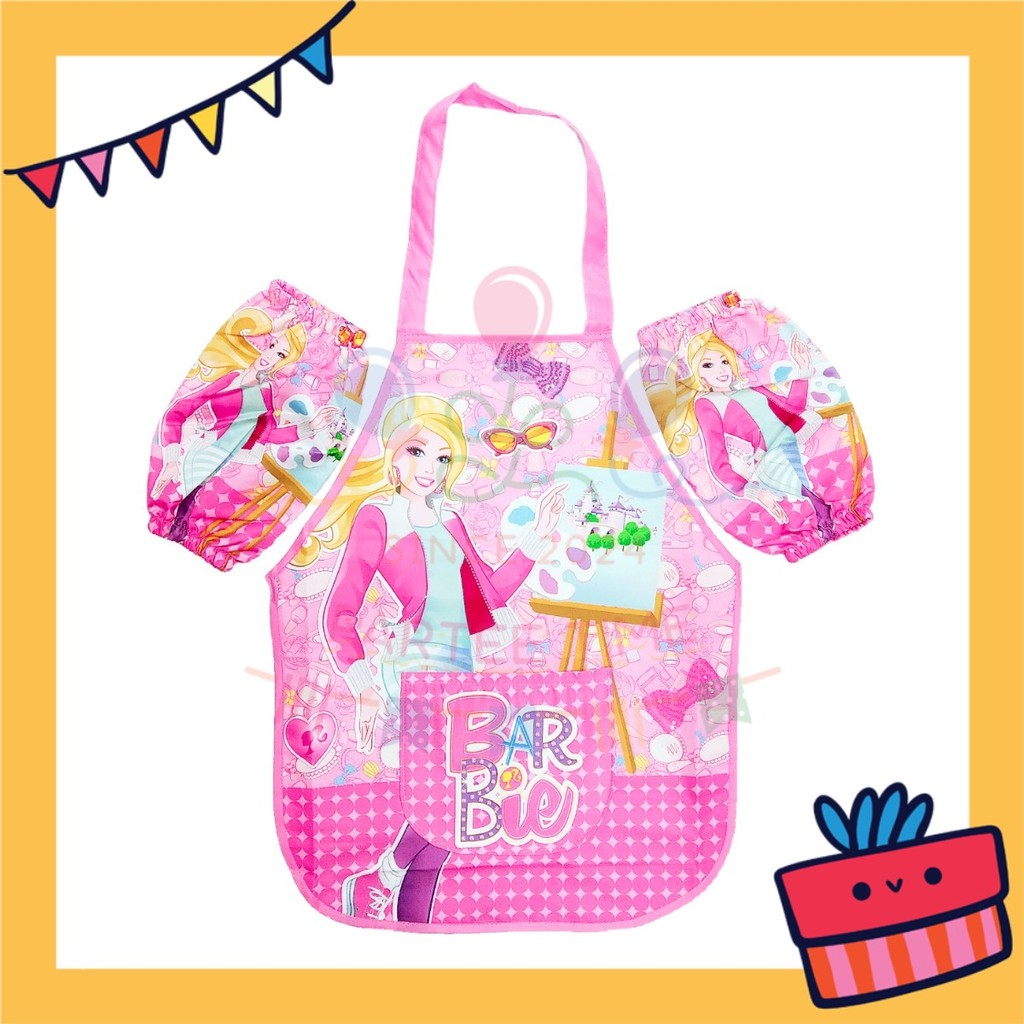 ParteeTime Kids Boy Girl Sanrio Kuromi Melody Cinnamoroll Waterproof Cooking Baking Painting Apron Children’s Apron
