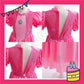 ParteeTime Kids Girl Mario Princess Peach Cosplay Costumes Fancy Birthday Party Themed Events