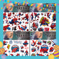 ParteeTime Kids Spidey And His Amazing Friends Birthday Theme Decorations Birthday Balloon Banner Hang Hiasan Hari Jadi