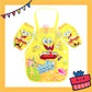 ParteeTime Kids Boy Girl Sanrio Kuromi Melody Cinnamoroll Waterproof Cooking Baking Painting Apron Children’s Apron