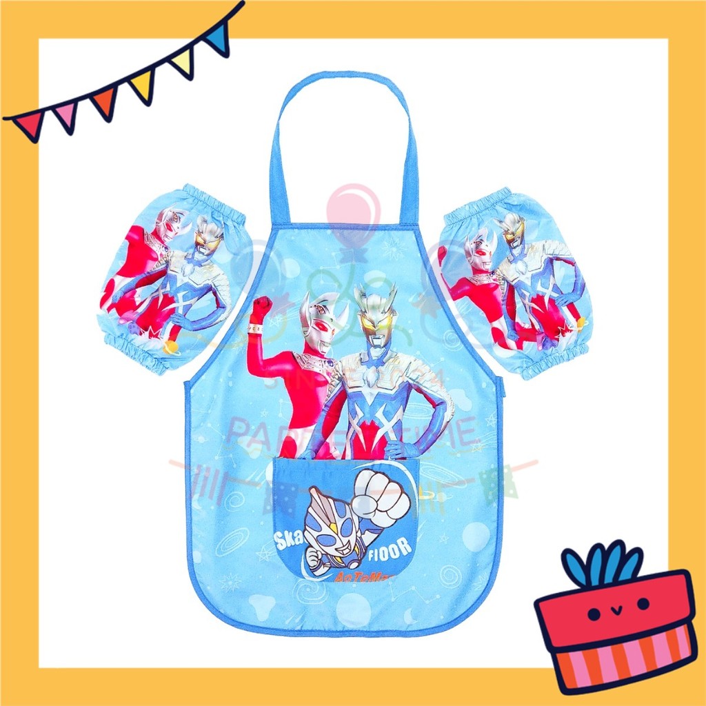 ParteeTime Kids Boy Girl Sanrio Kuromi Melody Cinnamoroll Waterproof Cooking Baking Painting Apron Children’s Apron