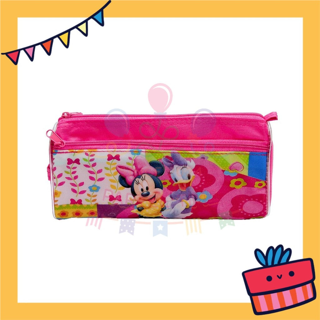 ParteeTime Kids Cute Cartoon Ultraman Spiderman Melody Double Layer Pencil Case Gift Pack Door Gift Goodie Bag Idea