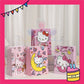 ParteeTime Birthday Kids 1pcs Kitty Pony Party Favor Gift Bags with Handle Paper Bag Doorgift Packaging Goodies Bag