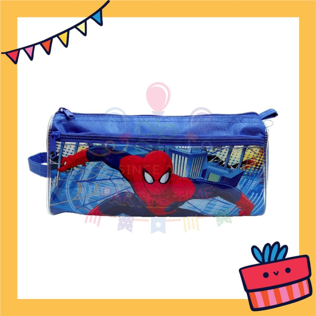 ParteeTime Kids Cute Cartoon Ultraman Spiderman Melody Double Layer Pencil Case Gift Pack Door Gift Goodie Bag Idea